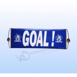 Hand rollende Flagge & Fan Scrolling Banner, Fußball Autofahne