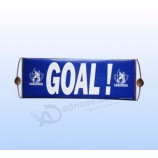 hand rollende vlag & ventilator scrollen banner, voetbal auto vlag