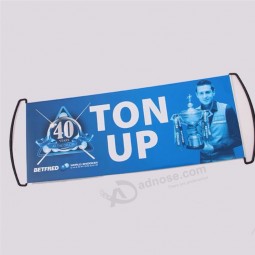 Publicidad promocional de mano retráctil fan banner con logo