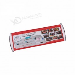 evento personalizado al por mayor extraiga la bandera bandera de ventilador retráctil de mano personalizada