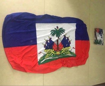 groothandel custom hoge kwaliteit Haïti autokap cover vlaggen