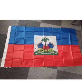 Haití personalizado 3x5 asta de la bandera nacional