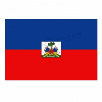 Großhandel benutzerdefinierte Haiti Flagge mit hoher Qualität