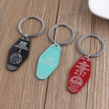 wholesale bates motel keychain with tag