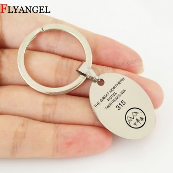 Key chain for customizing hotel labels