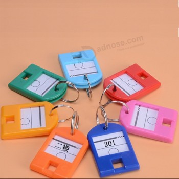 Mehrfarbenschlüsselkartengepäckanhänger keychain Schlüsselkette
