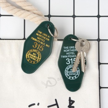 带钥匙圈制造商的酒店钥匙标签