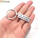 nombre de hotel de joyería de metal de moda grabado personalizado, número de habitación Llavero de hotel de coche