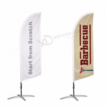 Venda quente personalizada ao ar livre indoor pena de vôo bandeiras banners de penas para venda