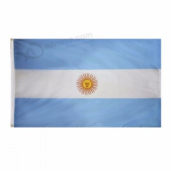 Venda quente Todo o mundo nacional durável poliéster argentina bandeiras do país