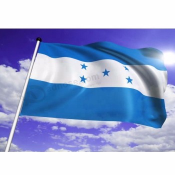 bandera nacional al aire libre impresa 100% poliéster popular de honduras