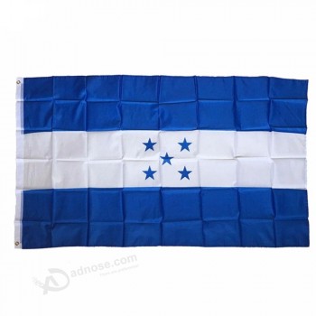 Poliéster stock seda impresión honduras bandera del país