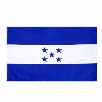 Wholesale 100% polyester 3x5ft honduras national flag