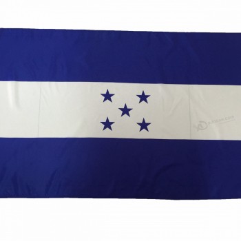muestra gratis venta entera impresión honduras bandera blanca de la raya blanca azul con estrella
