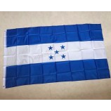 3x5ft good quality custom 5 stars bule white honduras national country flag