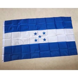 3x5ft gute Qualitätsgewohnheit 5 Sterne bule weiße Honduras-Staatsflagge