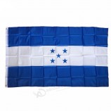 custom wholesale 3*5FT polyester silk print hanging honduras national flag all size country custom flag