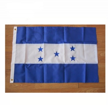 custom honduras embroidery flag with high quality