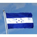 Hot wholesale honduras national flag 3x5 FT 90x150cm banner- vivid color and UV fade resistant - honduras flag polyester