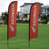 promo honda logo advertising swooper flags custom