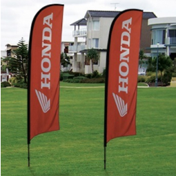 Promo Honda logo advertising swooper flags custom