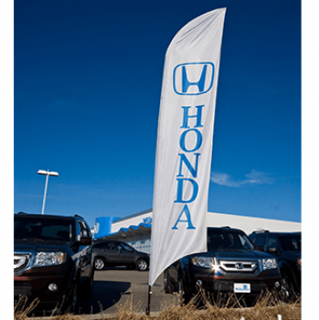 tear drop honda flags banner honda motor feather flag