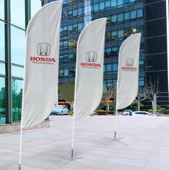 Bandiera swooper di vendita calda di mostra di Honda all'aperto