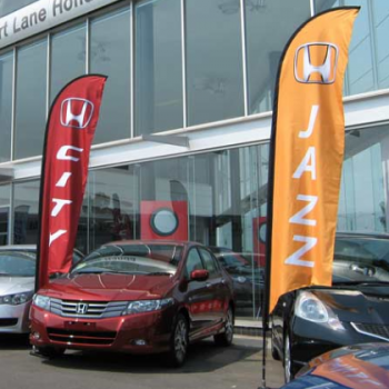 Feder-Flaggenzeichengewohnheit der hohen Qualität Honda, die annonciert