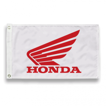 digital printing custom logo honda motor advertising flag