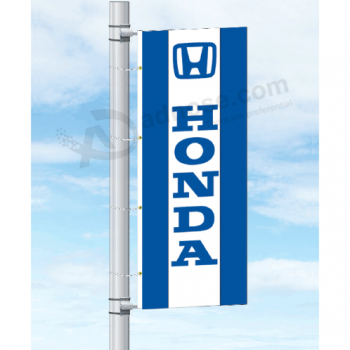 Straßenpfosten Honda-Werbungsflaggen-Fahnengewohnheit