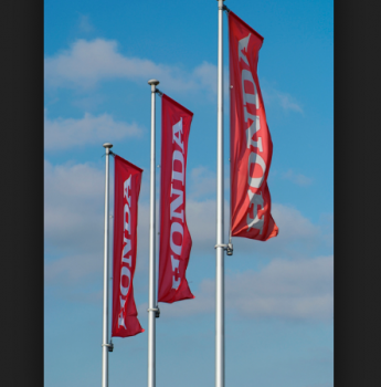 Wind fliegen nach Maß Honda Logo Pole Zeichen