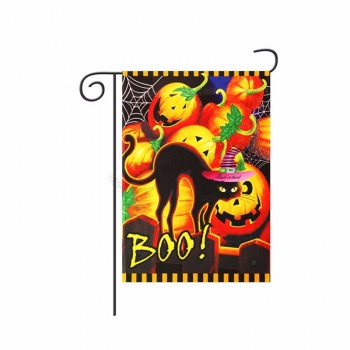kundengebundenes Logo 30 * 45 cm Halloween-Gartenflaggenfeiertags-Gartenflagge