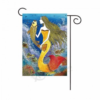 Fantasy Polyester Double Sided Custom Printed Easter Holiday Garden Flag