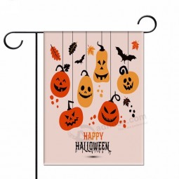 Ensemble de drapeaux de jardin de vacances saisonnières suspendus fanion d'halloween