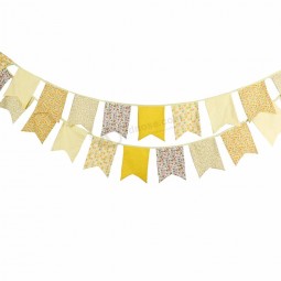 fabric bunting garland for wedding birthday baby shower