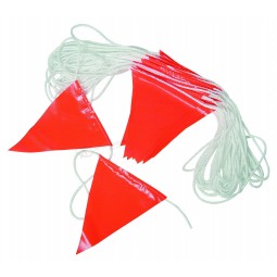 cuerda de nylon pvc vinilo personalizado cadena triángulo bunting bandera bandera