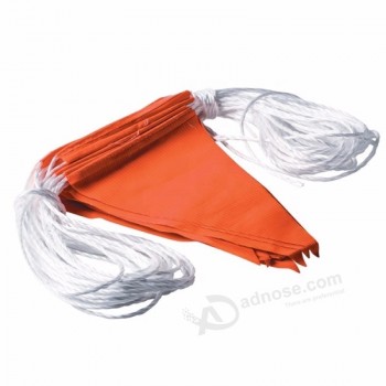 safety barricade warning triangle bunting pennant string