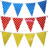 Hot selling cheap paper pennant party bunting flags