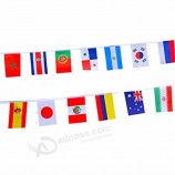 national string bunting flag polyester custom sport advertising Bar flags