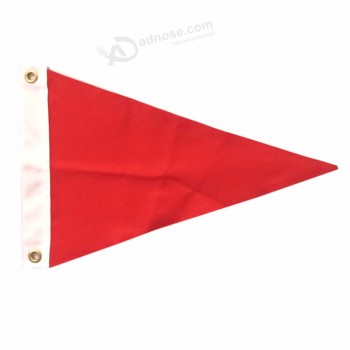 装飾的なロープの三角形の旗布の文字列のペナントの旗