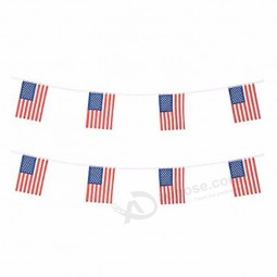 hanging bunting string flag polyester Bar party events decorations country flags