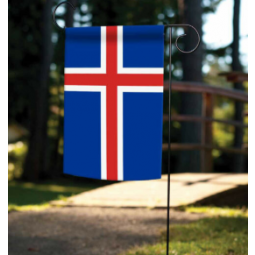 bandera nacional del jardín islandés casa patio bandera decorativa de islandia