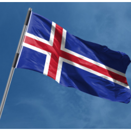 большой исландский флаг полиэстер исландия флаги страны