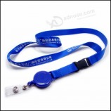 decoratief bedrukt logo nylon badgehouder lanyard voor universiteit
