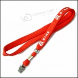 cordini porta badge badge in poliestere lavorato a maglia stretto / tubolare per regalo pubblicitario