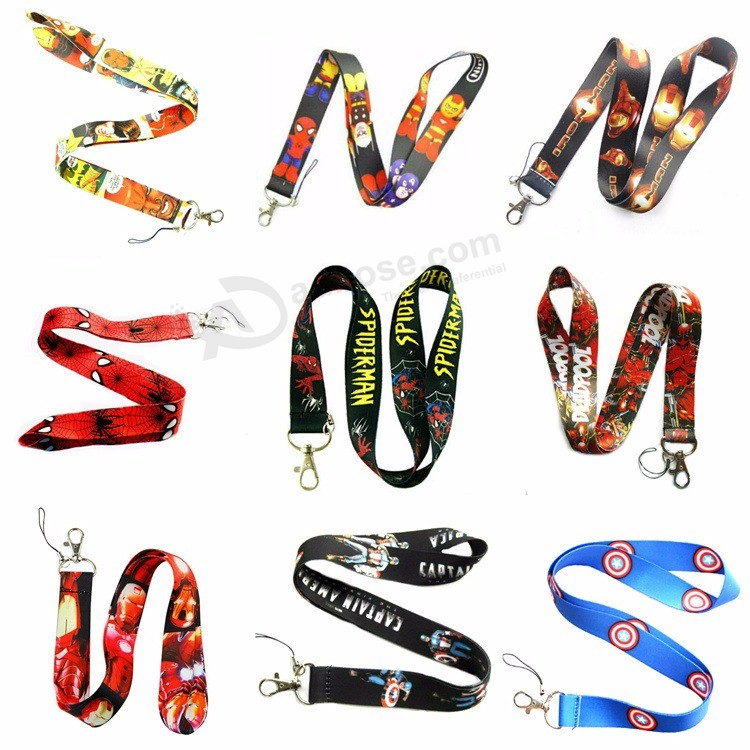Personalized nylon Woven/Jacquard/Embroidered logo Custom lanyard for Business