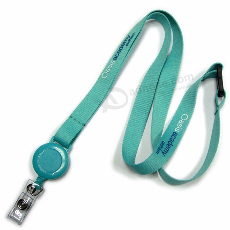 Neck Lanyards with Retractable Reeler for ID Card Holder