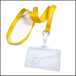 cordón transparente retráctil / tarjeta de identificación portacarretes insignia cordón personalizado con clips