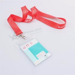 intrekbare duidelijke naam / ID-kaart badge haspel houder aangepaste badge houder lanyard met ID