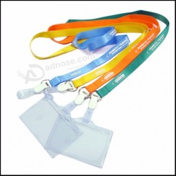 intrekbare duidelijke naam / ID-kaart badge haspel houder aangepaste lanyard voor badge houder